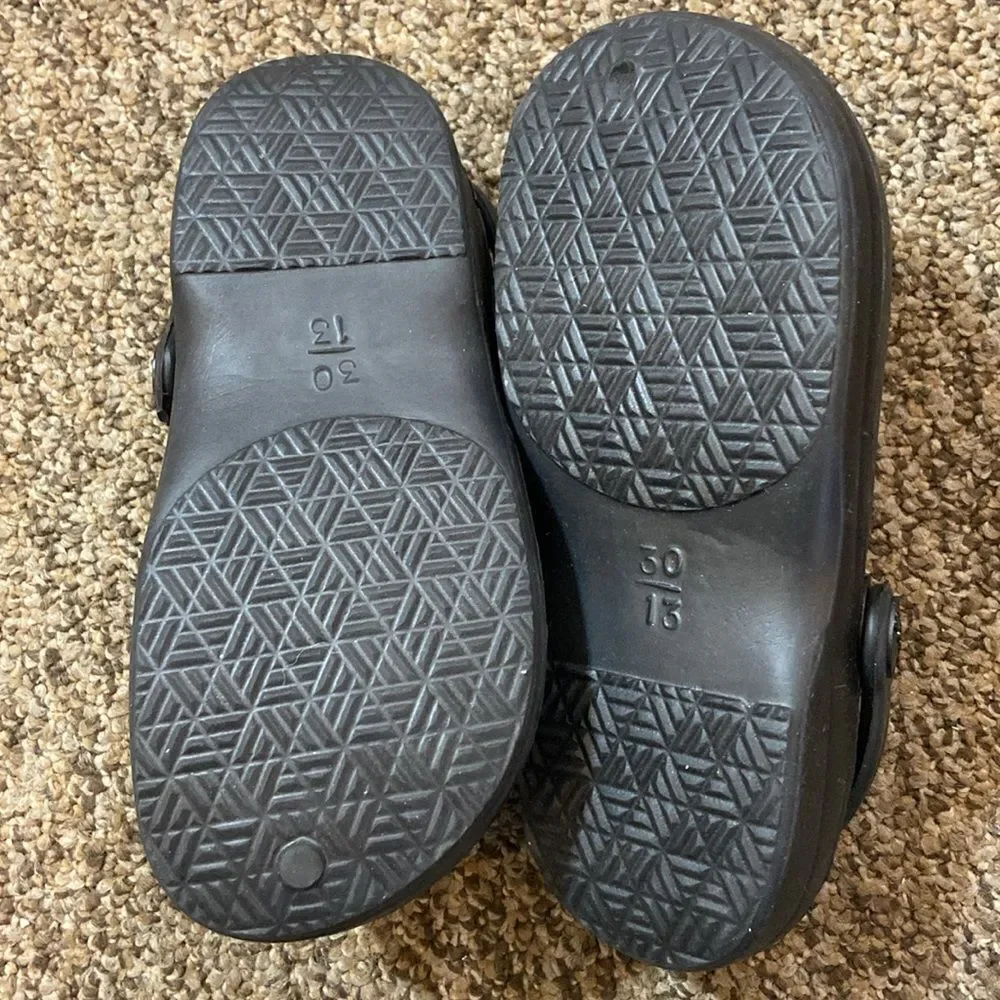 BOBS Kids Black Clogs Size 13 Unisex